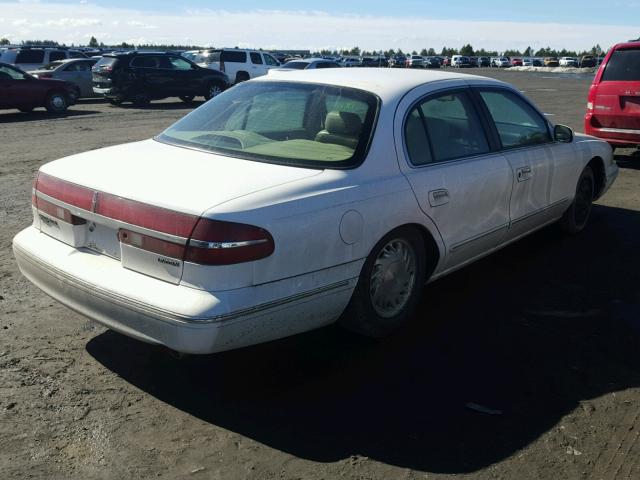 1LNLM97V5VY688248 - 1997 LINCOLN CONTINENTA WHITE photo 4