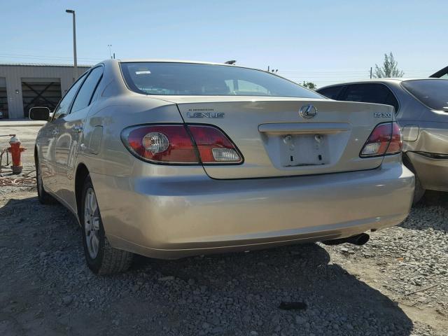 JTHBF30G730094516 - 2003 LEXUS ES 300 GOLD photo 3