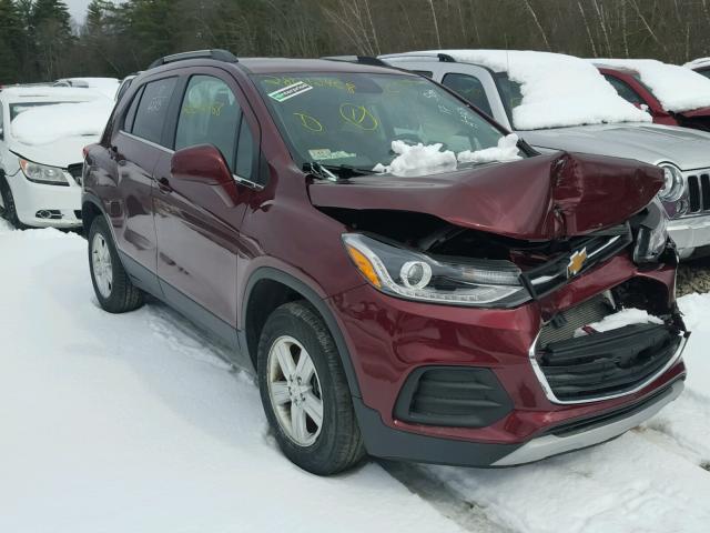 3GNCJPSB9HL147814 - 2017 CHEVROLET TRAX 1LT MAROON photo 1