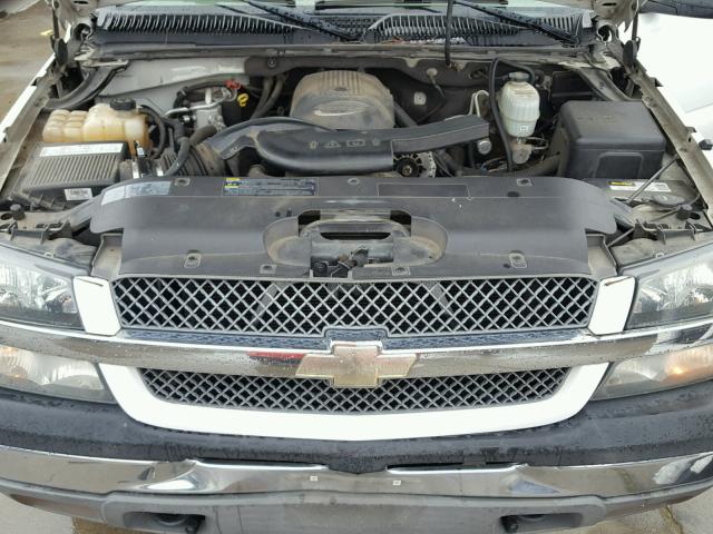 3GNEC12T04G283437 - 2004 CHEVROLET AVALANCHE WHITE photo 7