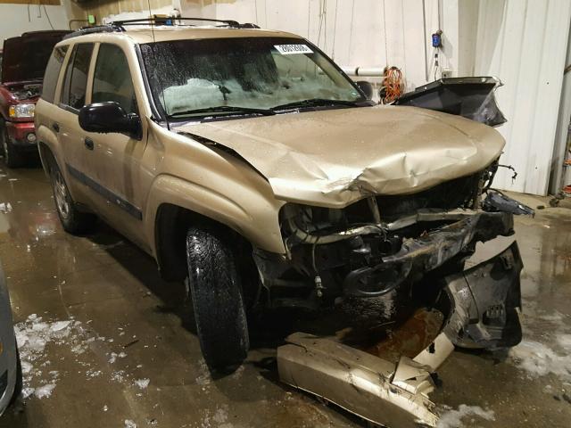 1GNDT13S042188385 - 2004 CHEVROLET TRAILBLAZE GOLD photo 1