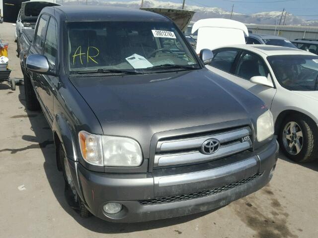 5TBDT44146S511602 - 2006 TOYOTA TUNDRA DOU GRAY photo 1