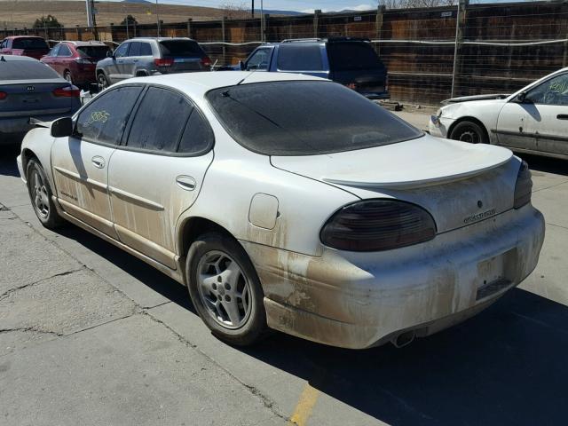 1G2WP52K61F243736 - 2001 PONTIAC GRAND PRIX WHITE photo 3