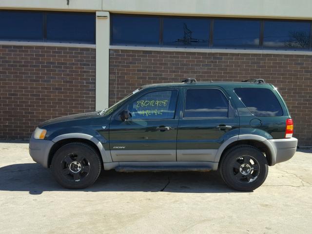 1FMYU04182KB95830 - 2002 FORD ESCAPE XLT GREEN photo 10