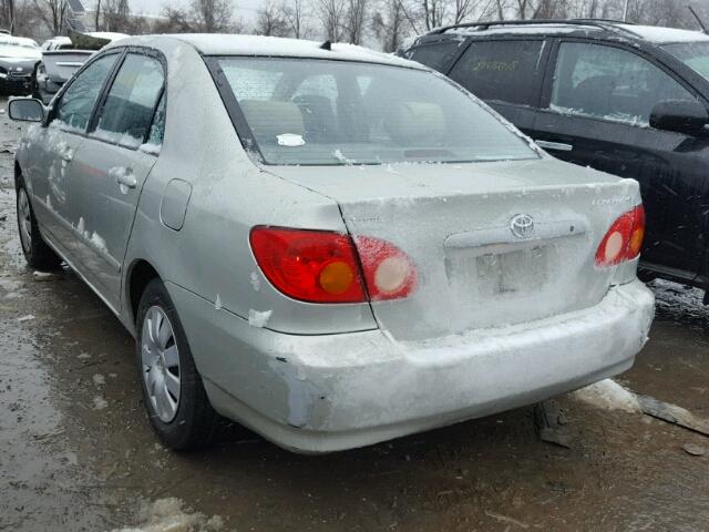 2T1BR32EX4C173481 - 2004 TOYOTA COROLLA CE SILVER photo 3