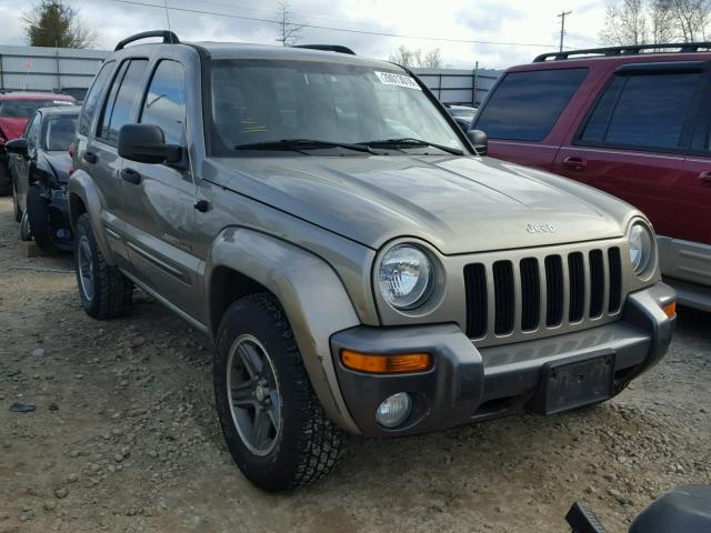 1J8GL48K04W314939 - 2004 JEEP LIBERTY SP GOLD photo 1