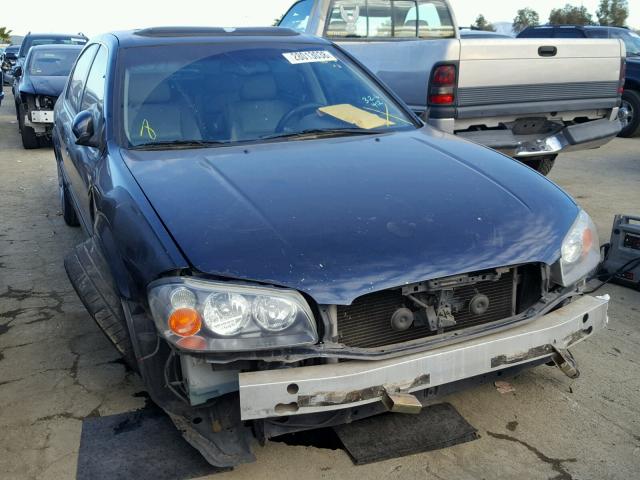 JN1DA31D82T443292 - 2002 NISSAN MAXIMA GLE BLUE photo 1