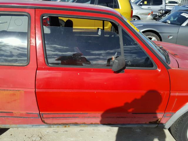 1VWDC0171HV059736 - 1987 VOLKSWAGEN GTI 16V RED photo 5