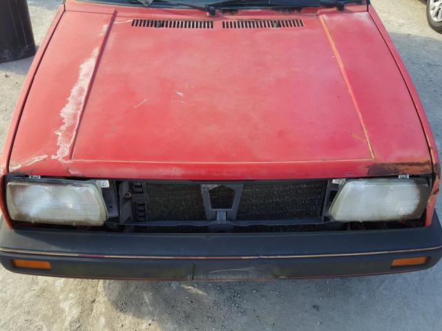 1VWDC0171HV059736 - 1987 VOLKSWAGEN GTI 16V RED photo 7