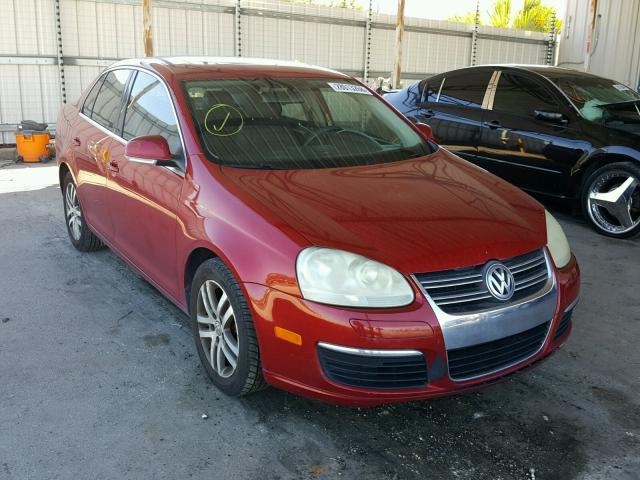 3VWSF71KX6M766904 - 2006 VOLKSWAGEN JETTA 2.5 RED photo 1