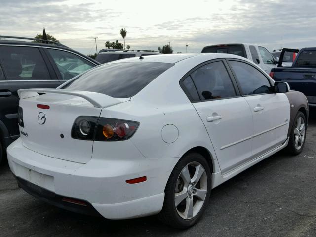 JM1BK323361496992 - 2006 MAZDA 3 S WHITE photo 4