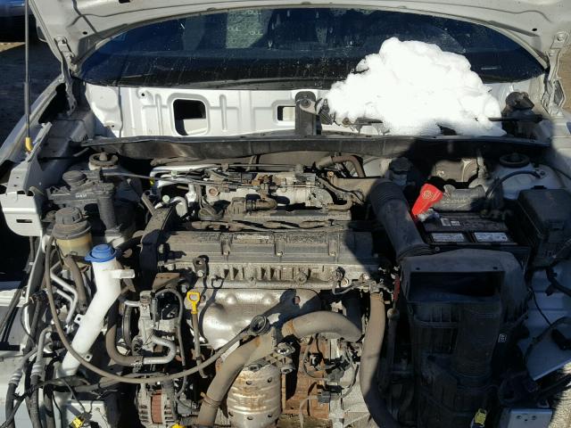 KNDJT2A22A7704278 - 2010 KIA SOUL + SILVER photo 7