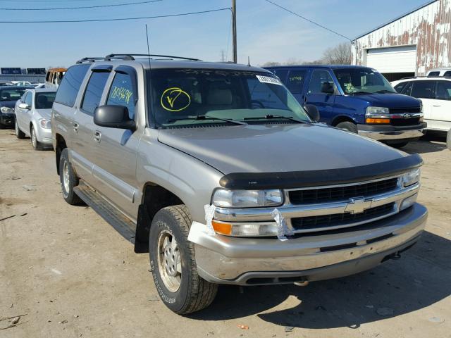 1GNFK16Z12J188287 - 2002 CHEVROLET SUBURBAN K BEIGE photo 1