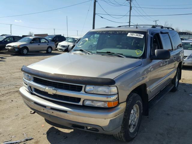 1GNFK16Z12J188287 - 2002 CHEVROLET SUBURBAN K BEIGE photo 2