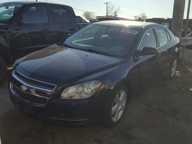 1G1ZG57B894137967 - 2009 CHEVROLET MALIBU LS BLUE photo 2