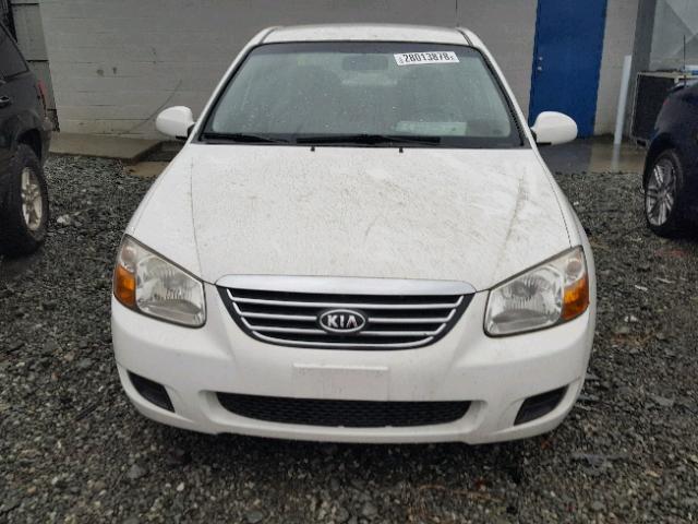 KNAFE121785491489 - 2008 KIA SPECTRA EX WHITE photo 9