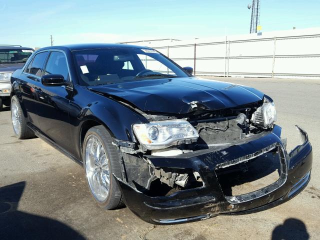 2C3CCABG6CH157444 - 2012 CHRYSLER 300 V6 BLACK photo 1