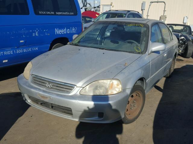 1HGEJ8546XL026366 - 1999 HONDA CIVIC EX ვერცხლისფერი ფოტო 2