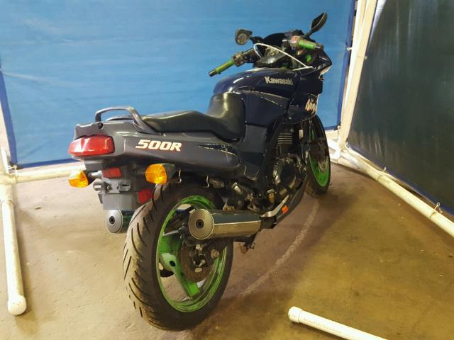 JKAEXVD133A080775 - 2003 KAWASAKI EX500 D BLUE photo 4