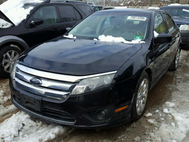 3FAHP0HA9AR163409 - 2010 FORD FUSION SE BLACK photo 2