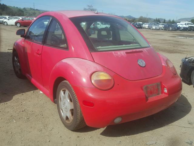 3VWCC21C1XM408164 - 1999 VOLKSWAGEN NEW BEETLE RED photo 3