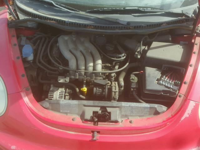 3VWCC21C1XM408164 - 1999 VOLKSWAGEN NEW BEETLE RED photo 7