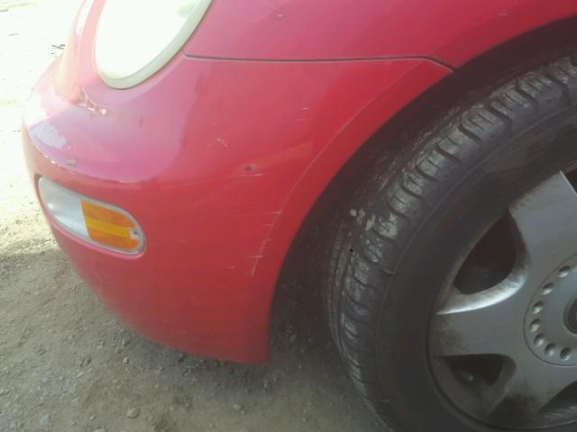 3VWCC21C1XM408164 - 1999 VOLKSWAGEN NEW BEETLE 红色 照片 9