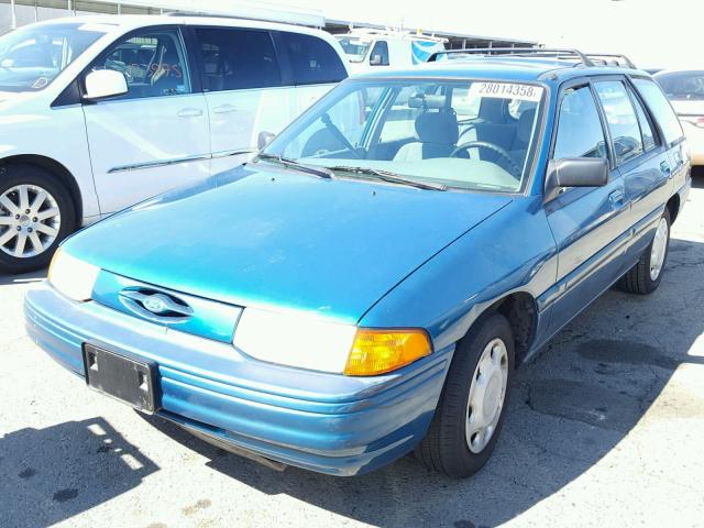 3FASP15J5SR117920 - 1995 FORD ESCORT LX TEAL photo 2