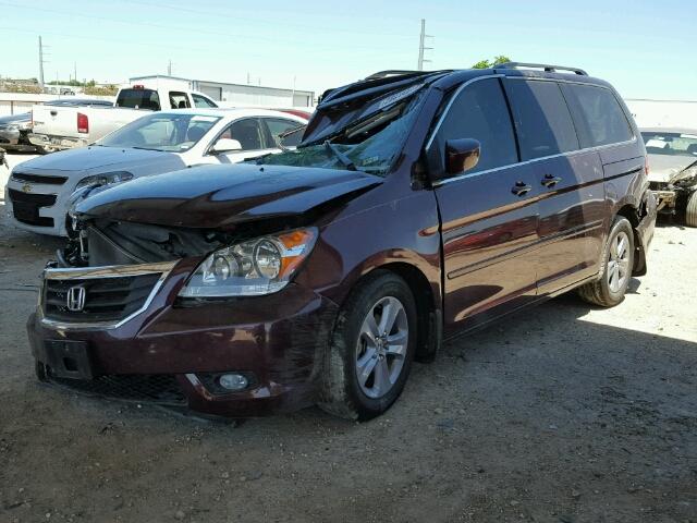 5FNRL3H97AB108170 - 2010 HONDA ODYSSEY TO MAROON photo 2