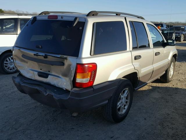 1J4GX48S14C321339 - 2004 JEEP GRAND CHER GRAY photo 4