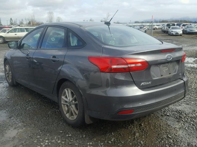 1FADP3F2XGL344585 - 2016 FORD FOCUS SE GRAY photo 3