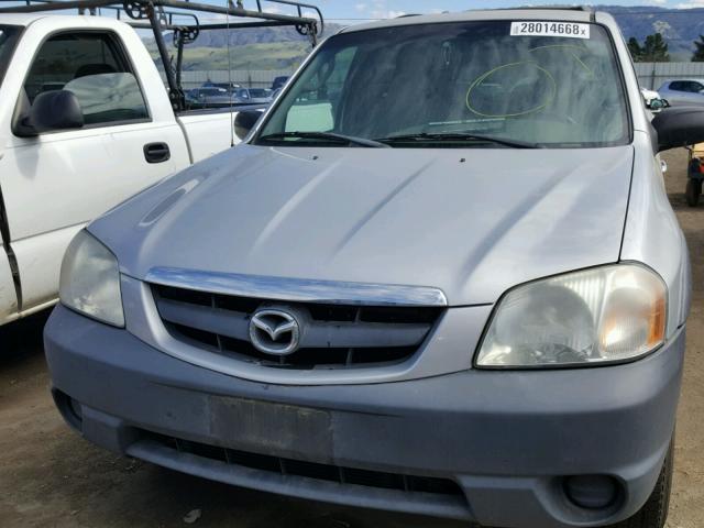 4F2YU07101KM45706 - 2001 MAZDA TRIBUTE DX SILVER photo 9