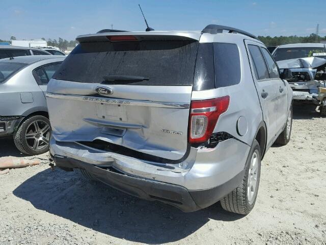 1FM5K7B85DGA79301 - 2013 FORD EXPLORER SILVER photo 4