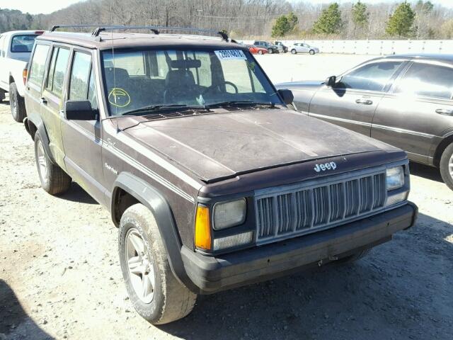 1J4FJ88S1NL107182 - 1992 JEEP CHEROKEE S MAROON photo 1