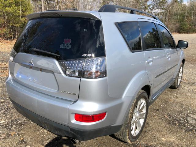 JA4JT3AW1BU032025 - 2011 MITSUBISHI OUTLANDER SILVER photo 4