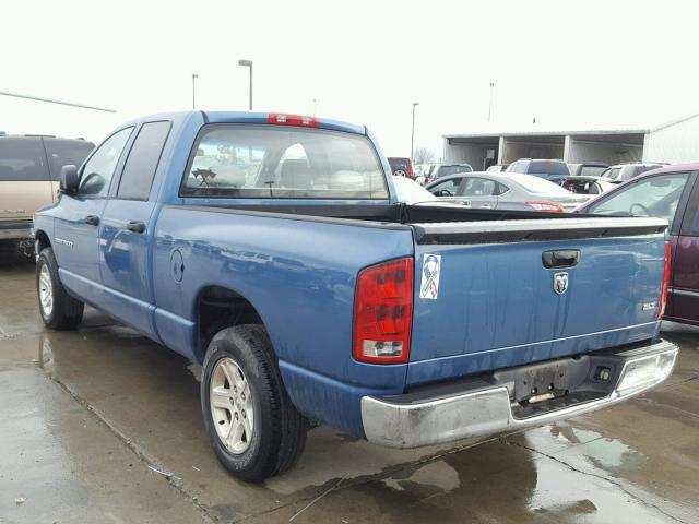 1D7HA18N16S639965 - 2006 DODGE RAM 1500 S BLUE photo 3