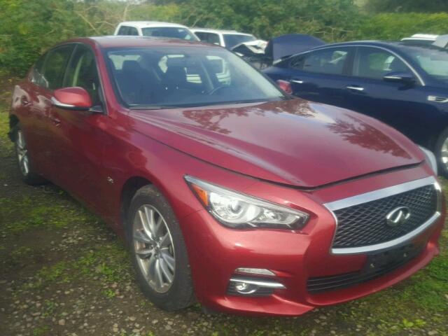 JN1CV7AP2GM200077 - 2016 INFINITI Q50 BASE RED photo 1