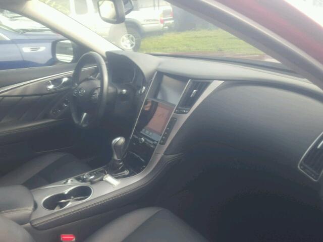 JN1CV7AP2GM200077 - 2016 INFINITI Q50 BASE Rojo foto 5