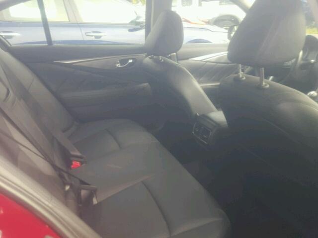 JN1CV7AP2GM200077 - 2016 INFINITI Q50 BASE Rojo foto 6