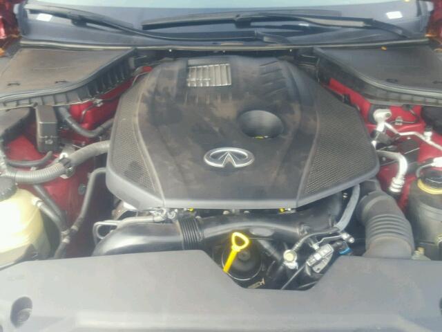 JN1CV7AP2GM200077 - 2016 INFINITI Q50 BASE Rojo foto 7