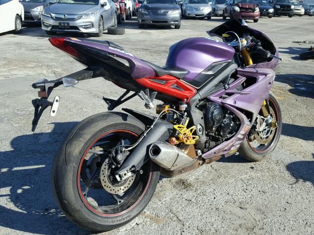 SMTA02YK1GJ738966 - 2016 TRIUMPH MOTORCYCLE DAYTONA 67 PURPLE photo 4