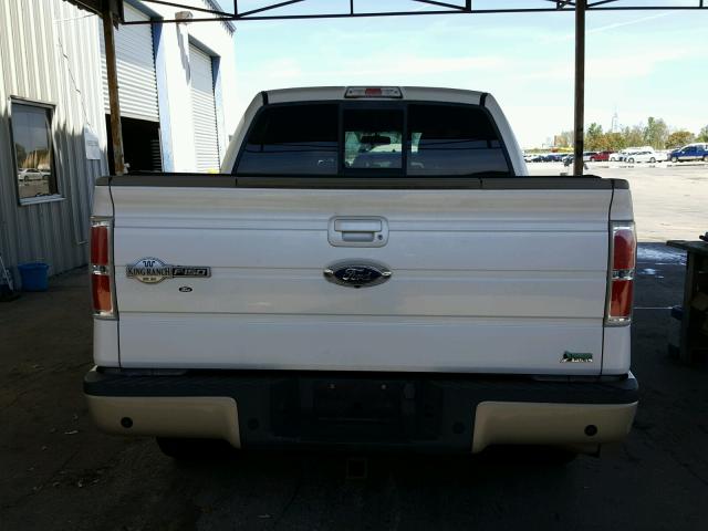 1FTFW1CV9AKB38132 - 2010 FORD F150 SUPER WHITE photo 9