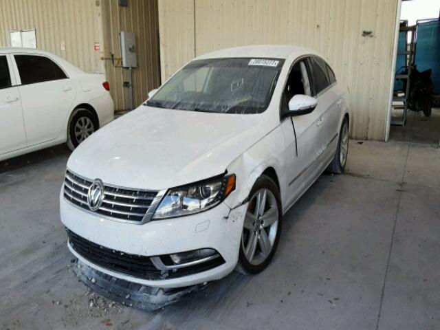 WVWBP7ANXEE525780 - 2014 VOLKSWAGEN CC SPORT WHITE photo 2