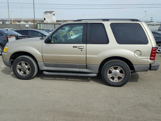 1FMYU60E43UA37597 - 2003 FORD EXPLORER S GOLD photo 9