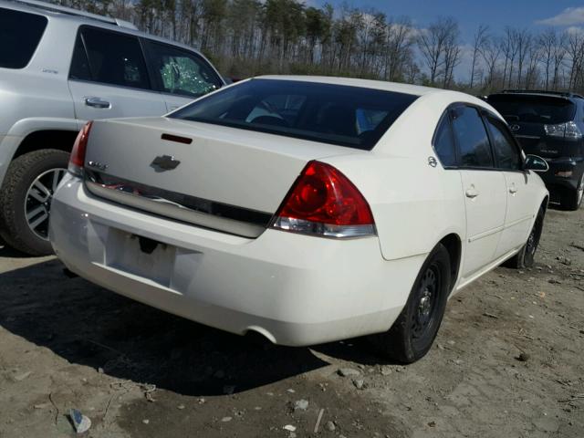 2G1WS551669262955 - 2006 CHEVROLET IMPALA POL WHITE photo 4