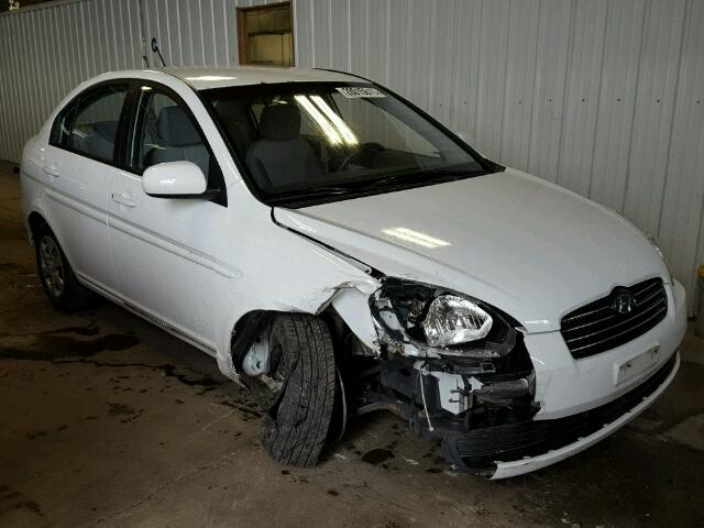 KMHCN4AC6BU610846 - 2011 HYUNDAI ACCENT WHITE photo 1