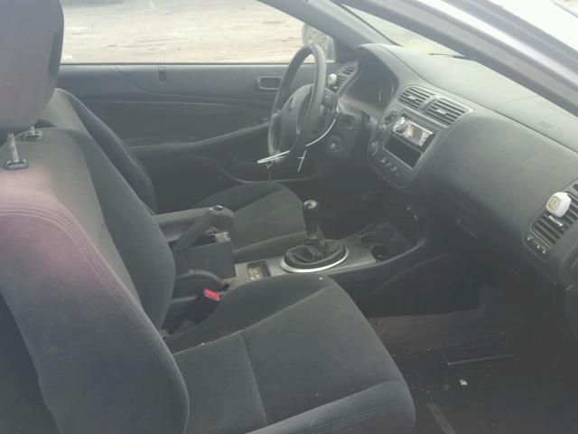 1HGEM21943L058670 - 2003 HONDA CIVIC EX ვერცხლისფერი ფოტო 5