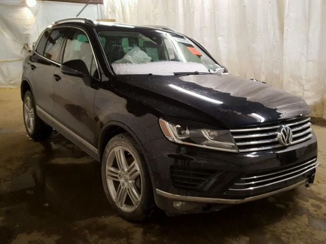 WVGEP9BP6FD004115 - 2015 VOLKSWAGEN TOUAREG V6 BLACK photo 1