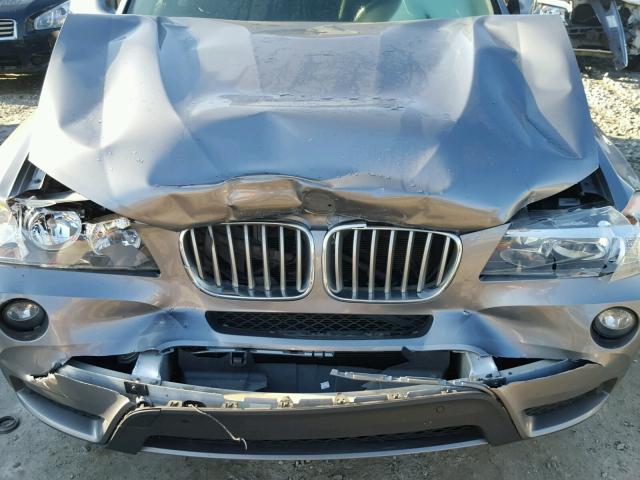 5UXWX5C57BL715660 - 2011 BMW X3 XDRIVE2 GRAY photo 7