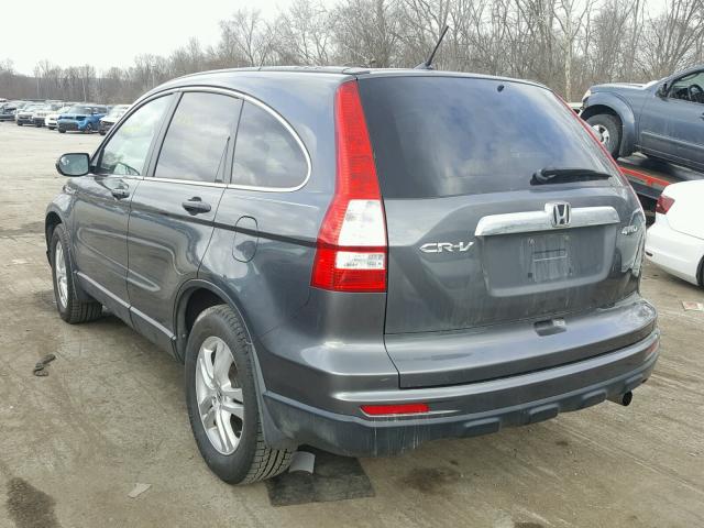 5J6RE4H54BL103241 - 2011 HONDA CR-V EX GRAY photo 3